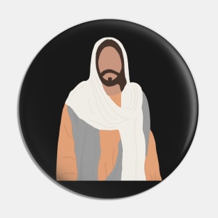 jesus minimalist color block Pin