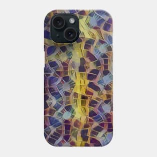 Colorful Mosaic/Stained Glass - Deep Dream Design Phone Case