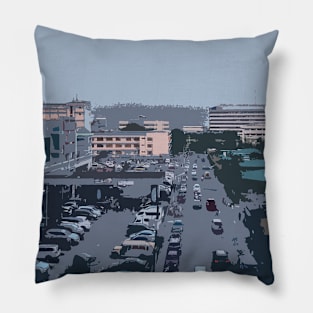 City scenery Pillow