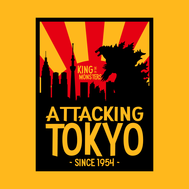 Attacking Tokyo since 1954 by AngoldArts