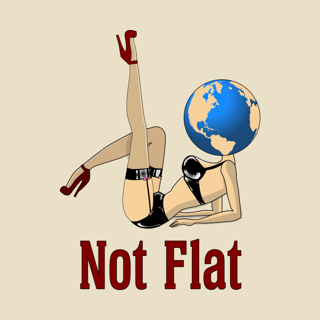 Earth Is Not Flat by Cosmo Gazoo