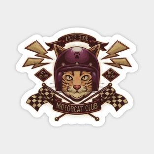 Motorcat Club Magnet