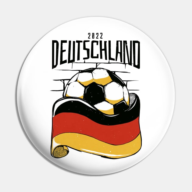 Deutschland Germany soccer Pin by Picasso_design1995