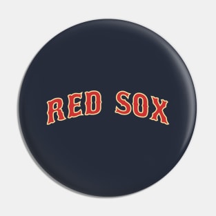 red soxx baseball Pin
