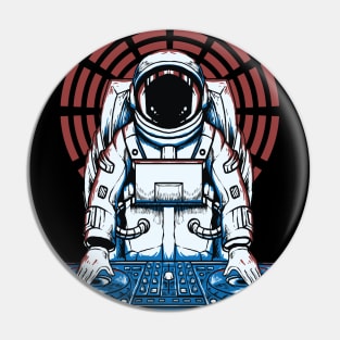 DJ astronaut Pin