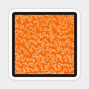 Abstract Orange #2 Magnet