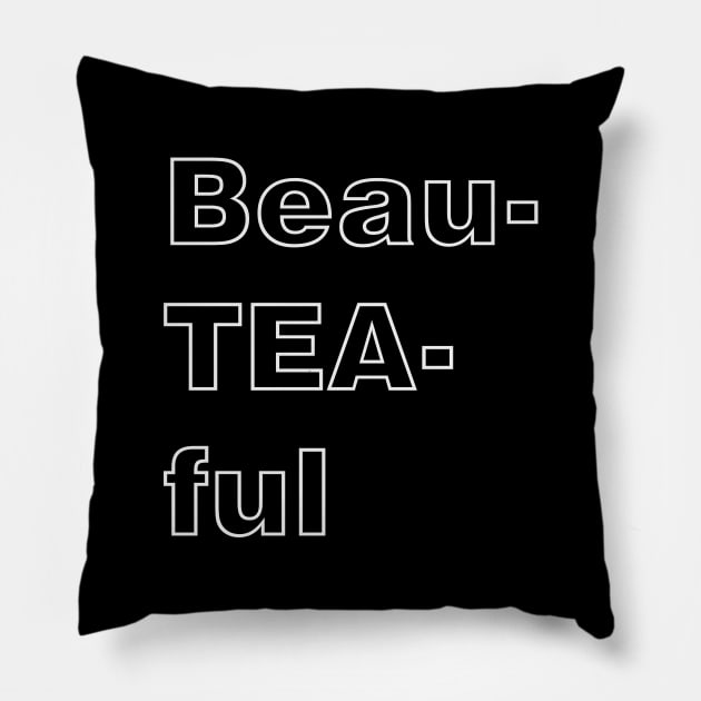 Beauteaful tea Pillow by Johka