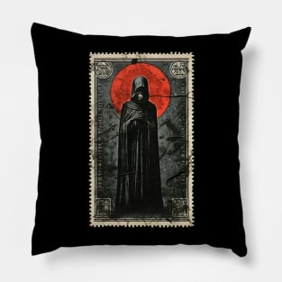 Dark Postage Stamp Pillow