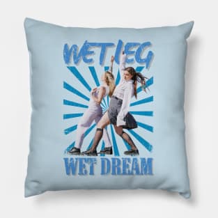 Wet Leg Vintage 2019 // Wet Dream Original Fan Design Artwork Pillow