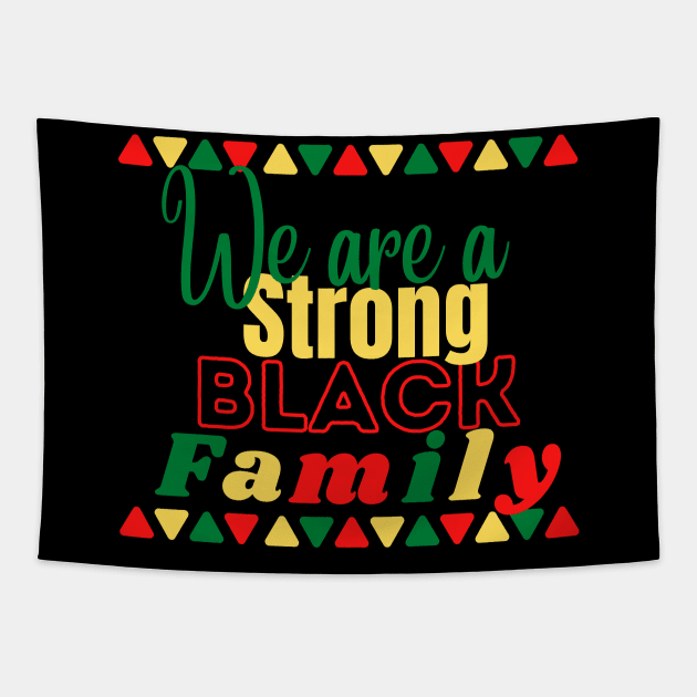 Strong Black Family Tapestry by MammaSaid