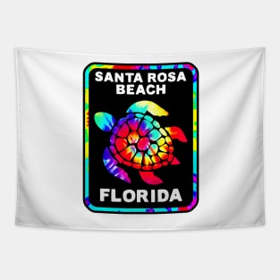 Santa Rosa Beach Florida Sea Turtle Sticker Tapestry