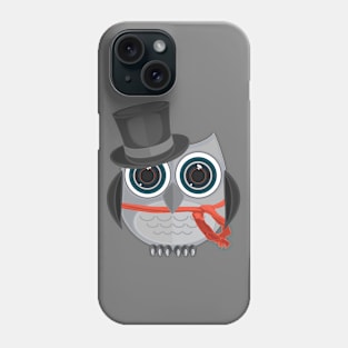 Top Hat Owl Phone Case