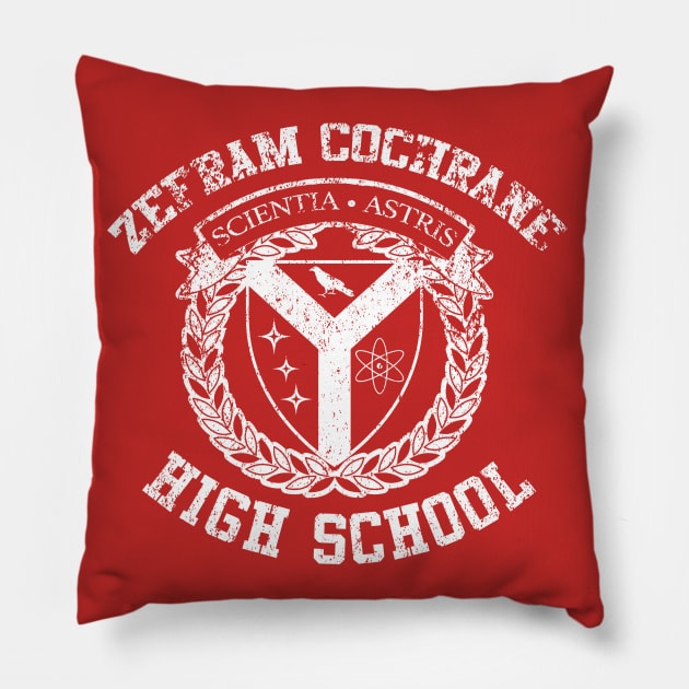 Cochrane High School Pillow by PopCultureShirtsKJ