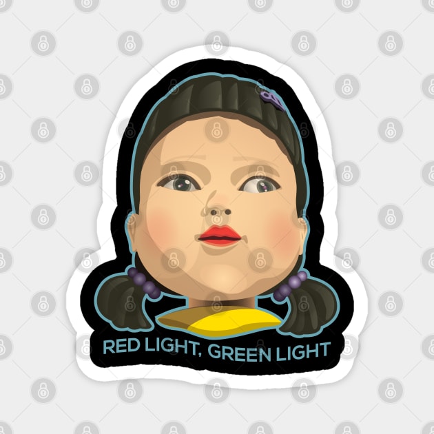 Red Light, Green Light Magnet by Sauher