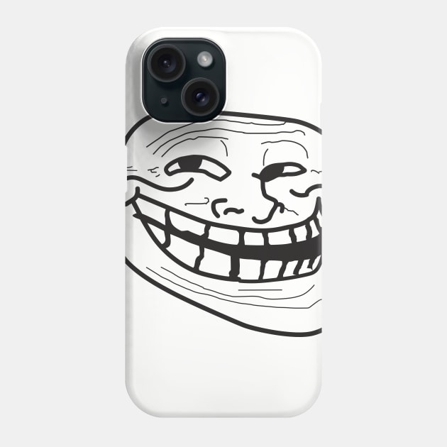 troll face Phone Case by MindsparkCreative
