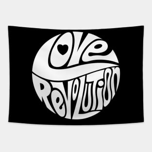 Love Revolution - WHITE Tapestry