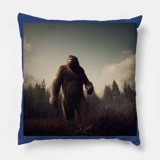 Sasquatch in Nature Pillow