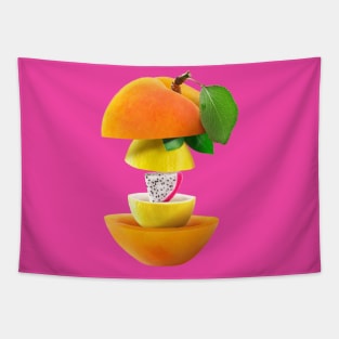 Apricot Lemon Dragon Fruit Gifts Vegetarian Tapestry