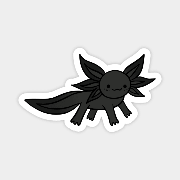 Axolotl Magnet by d o r r i a n