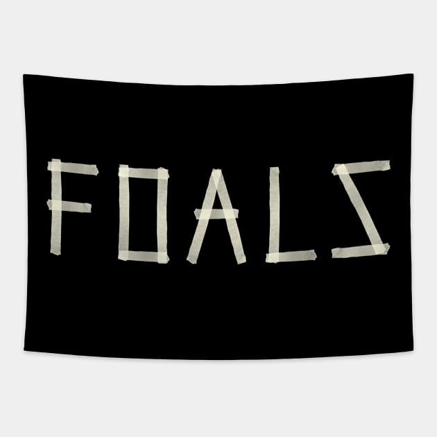 Foals - Paper Tape Tapestry by PAPER TYPE