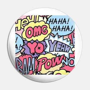 speech bubble Pin