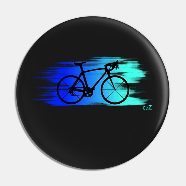 Bike speed blue Pin by udezigns