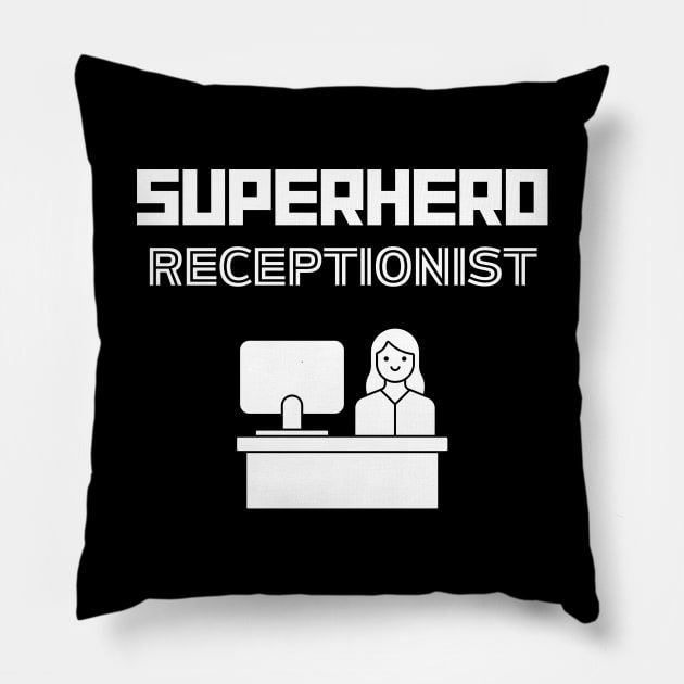 Superhero Receptionist Pillow by MyUniqueTee