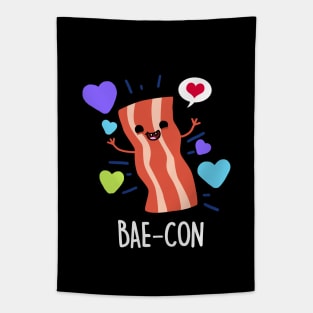 Bae-Con Cute Bacon Pun Tapestry