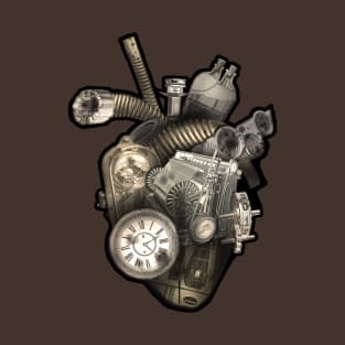 Steampunk Mechanical heart T-Shirt