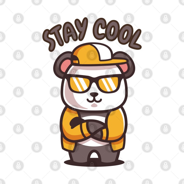 Stay Cool- Panda by Pearsville