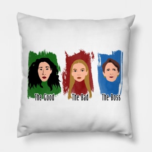 The good, the bad, the boss Pillow