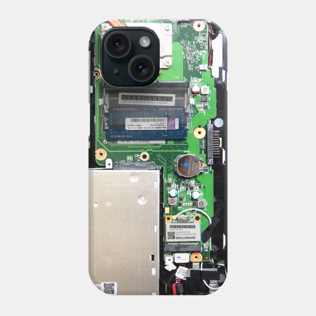 SKILLHAUSE - MOTHERBOARD Phone Case by DodgertonSkillhause