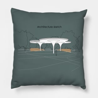 architecture sketch Pillow