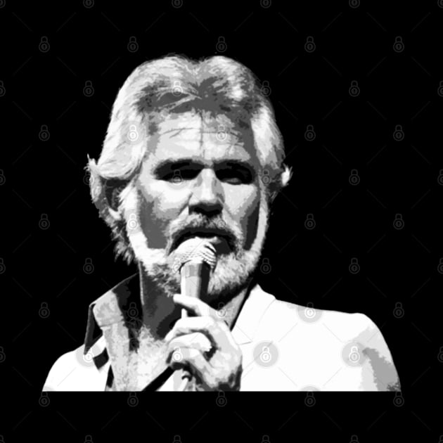 Kenny Rogers // Vintage Style Design by Indanafebry