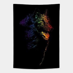 Rainbow Groenendael Tapestry