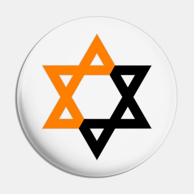 Mutualist/Market Anarchist Magen David Pin by dikleyt