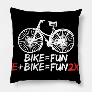 E-bike Math Math Nerd Pillow