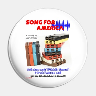 Song For America - 2 - Retro Program Pin