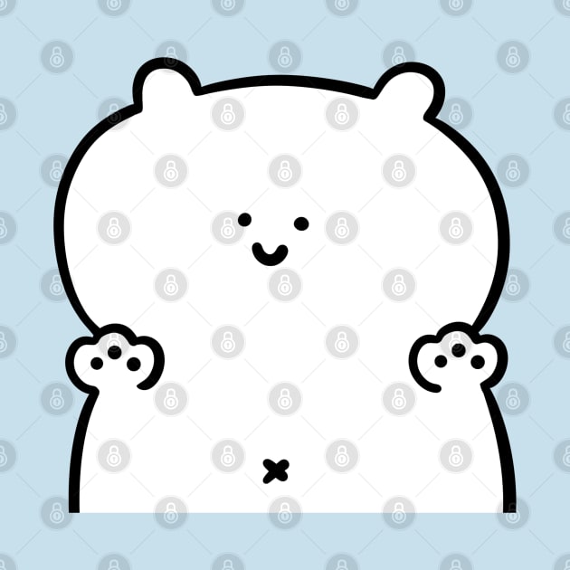 Cute Smiling Bear by Smilemerch 