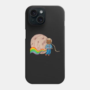 Space Cat Farting Rainbows Phone Case