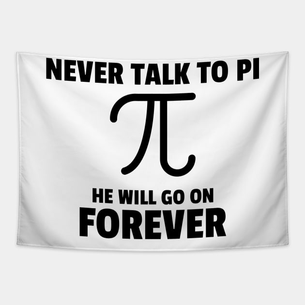 Funny Pi Tapestry by ForEngineer