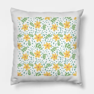 Yellow Flowers Pillow