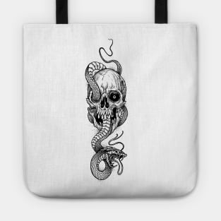 Snake and Skull Tote