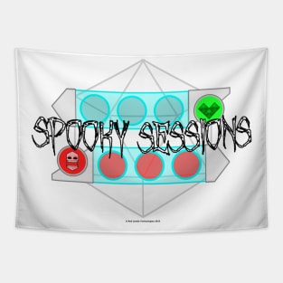 Spooky Sessions (Death Saving Throw) Tapestry