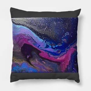 Purple Blue Flow Pillow