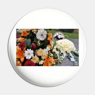 Paris Fall Flowers Pin