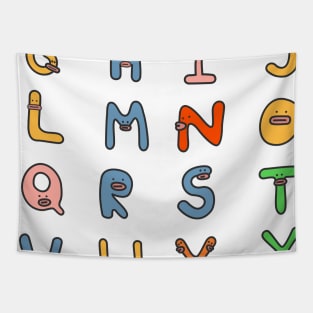 nunuu A to Z Tapestry