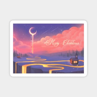 Christmas Sky Magnet