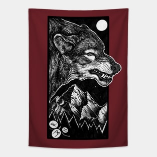 You can't hurt me now - WereWolf Tapestry