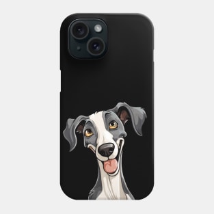 Cartoon Galgo Espanol Greyhound Spanish Phone Case